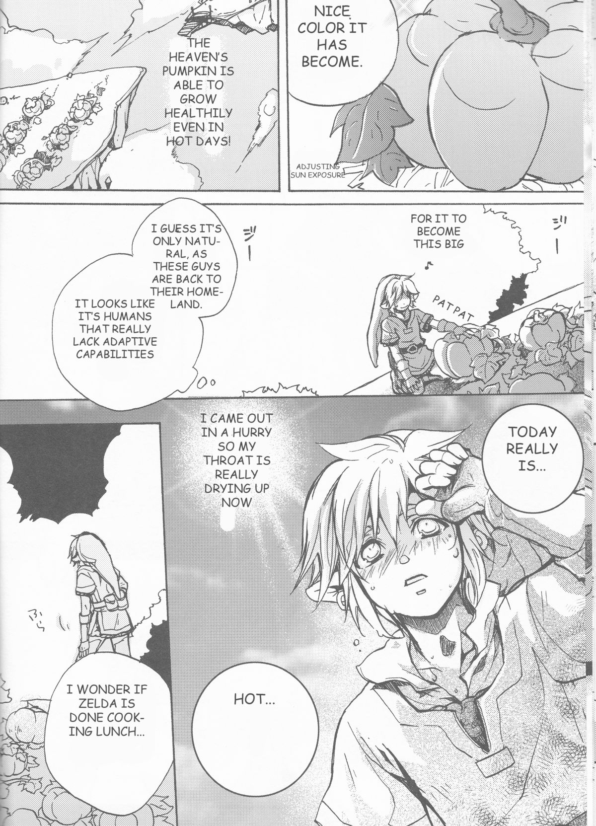 (HARUCC18) [うさぎパラダイス (美沙)] 初めての夏。 ~The First Summer~ (ゼルダの伝説 スカイウォードソード) [英訳]