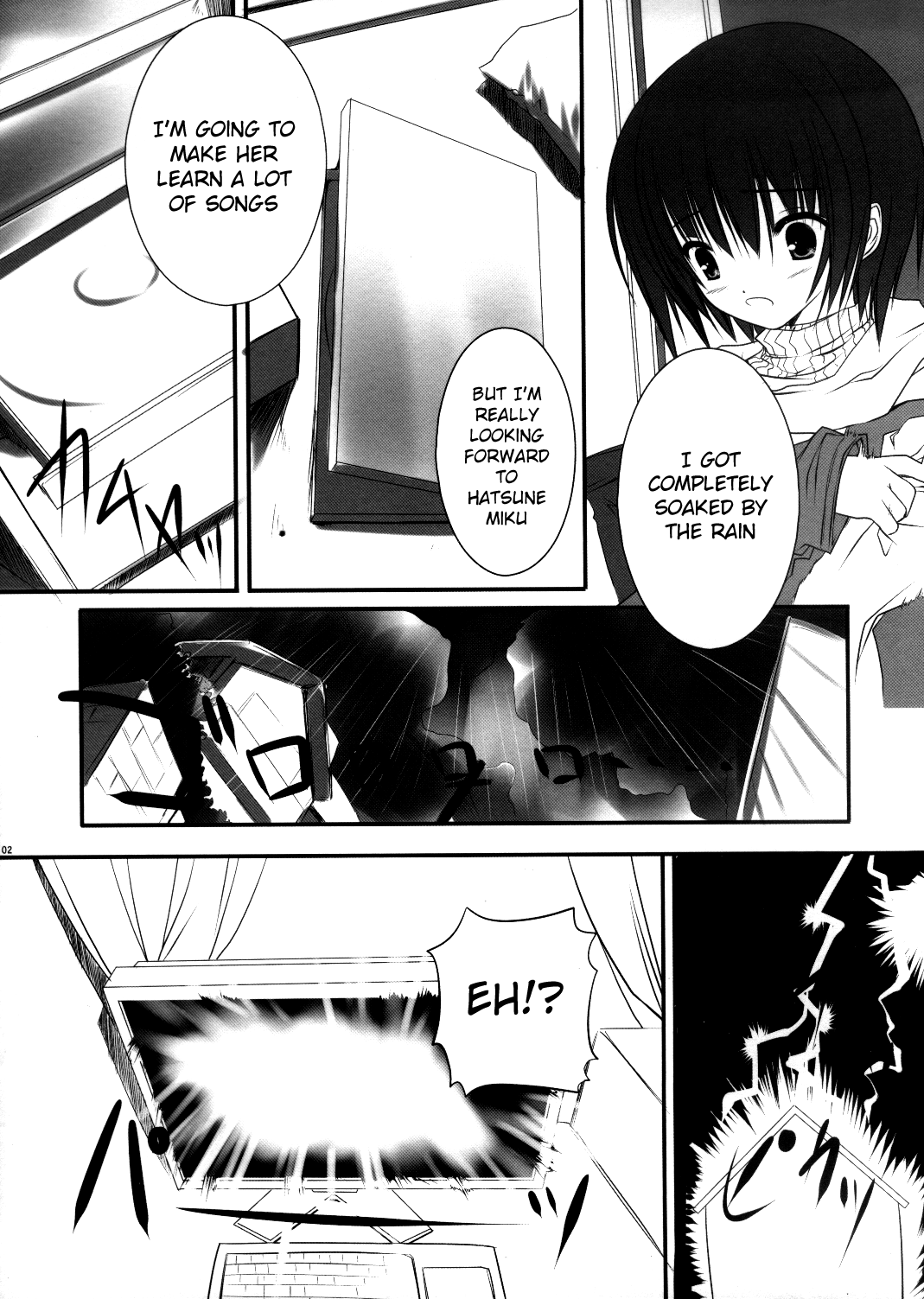 (C73) [てぃんかーべる (ベル)] 窓の外の君に逢いたい (ボーカロイド) [英訳]