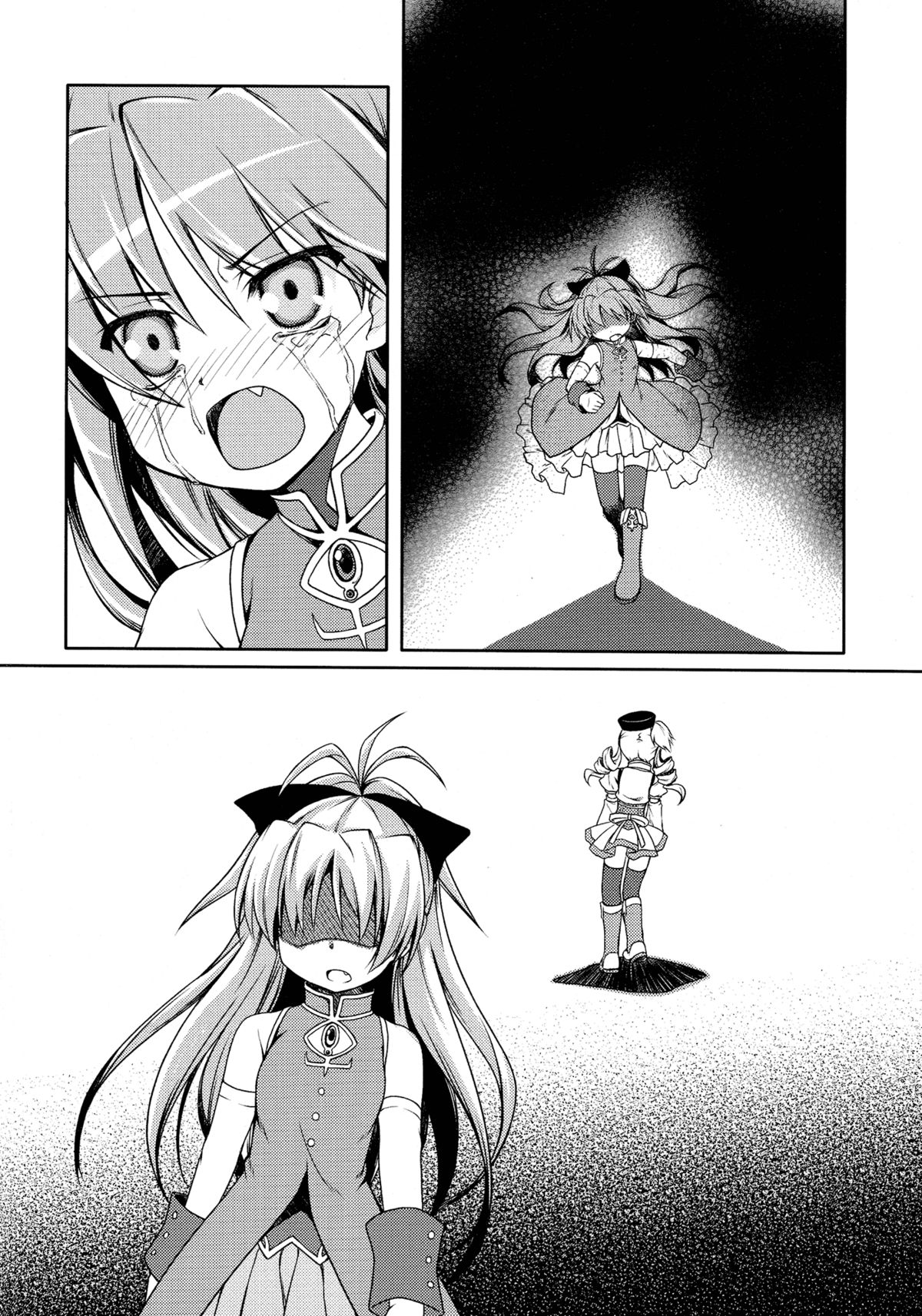 (もう何も恐くない4) [しのしの (志ノ原しのめ)] Girls fall in love through her ears (魔法少女まどか☆マギカ) [英訳]
