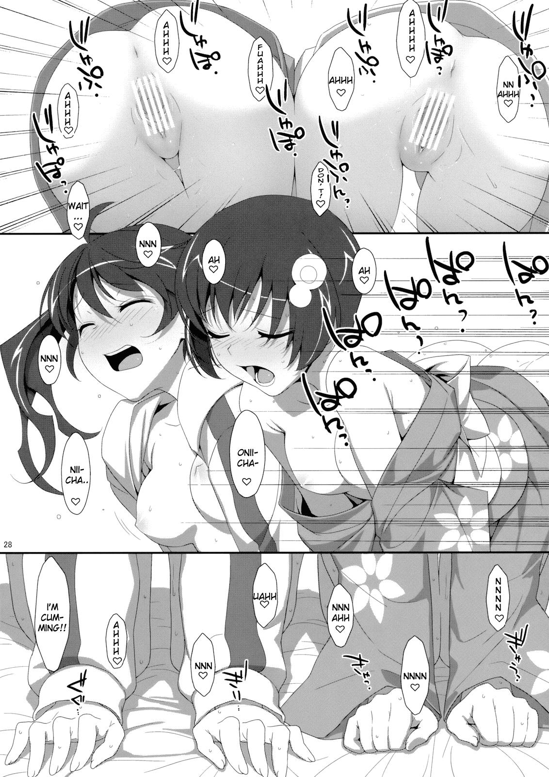 (C82) [TIES (タケイオーキ)] お兄ちゃんは妹に欲情したりしないよねっ? (化物語) [英訳]
