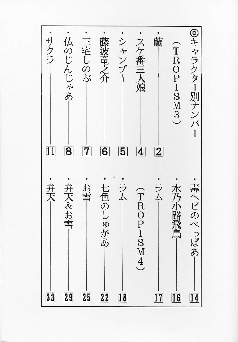 [トロピズム (ときみらん)] TROPISM4 (うる星やつら)
