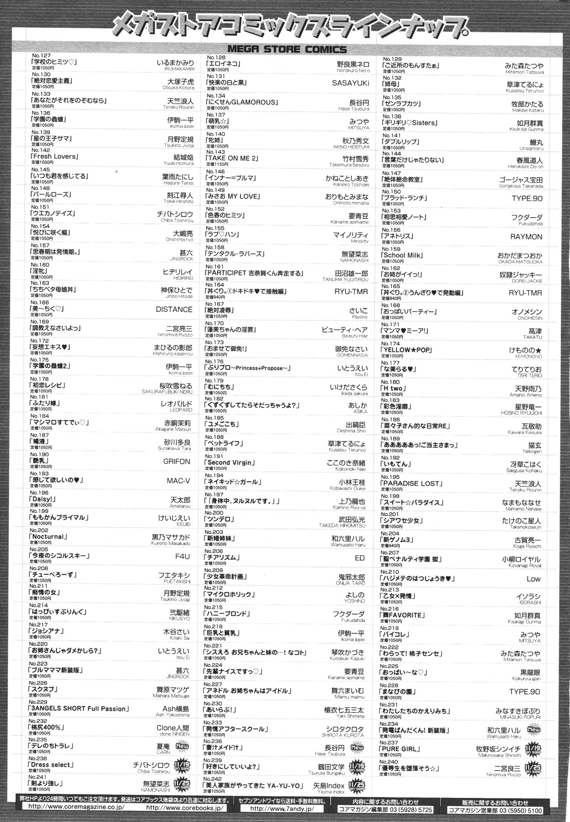コミックメガストアH 2009年12月号