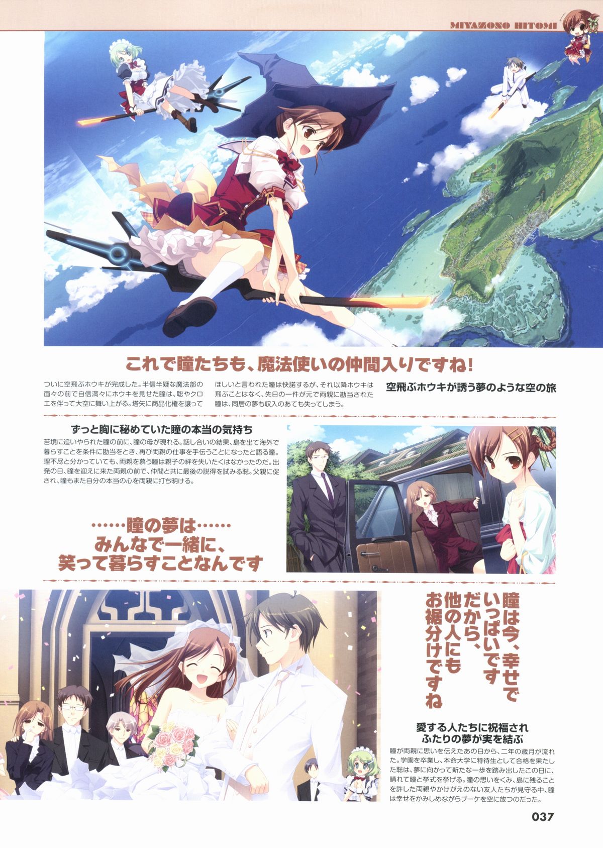 君を仰ぎ乙女は姫にビジュアルファンブック