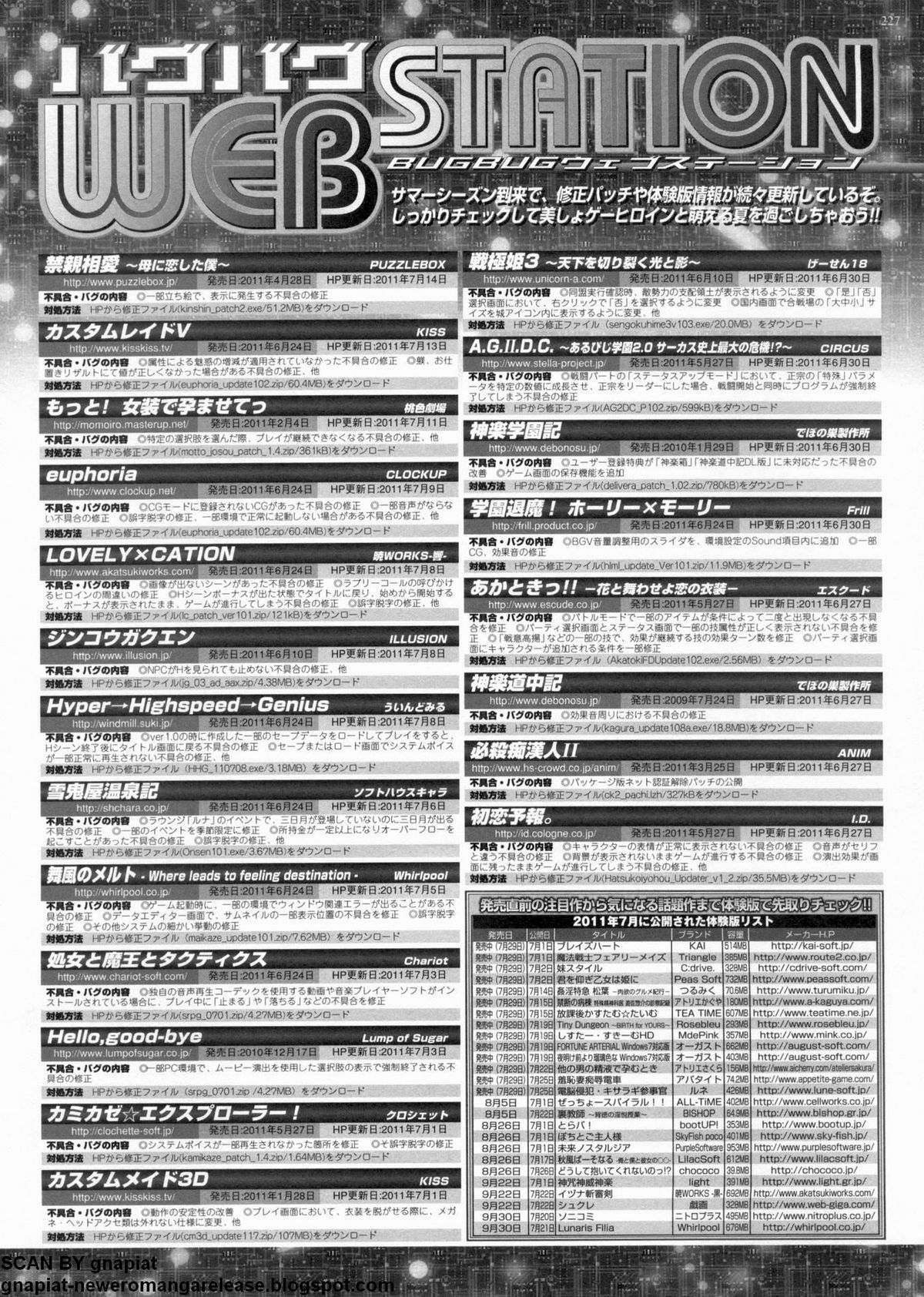 BugBug 2011年9月号 VOL.205