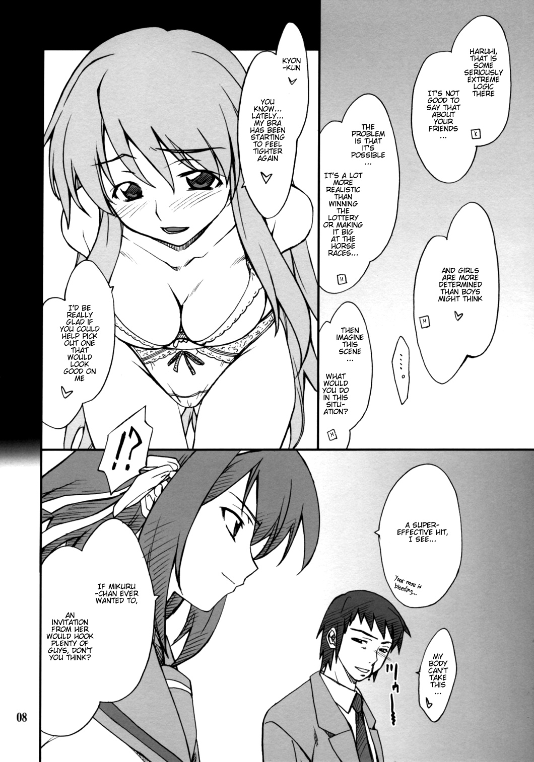 [P-Forest (穂積貴志)] 妄想でしょでしょ?「それは禁則事項です!」 (涼宮ハルヒの憂鬱) [英訳]