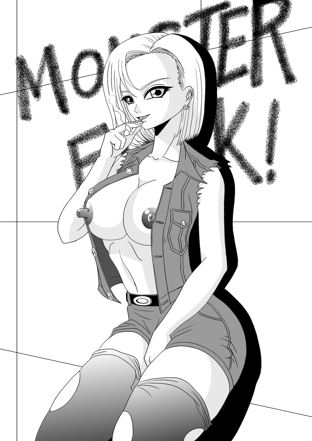 [ピラミッドハウス (マッスルマン)] MOMSTER FUCK! (ドラゴンボールZ) [英語]