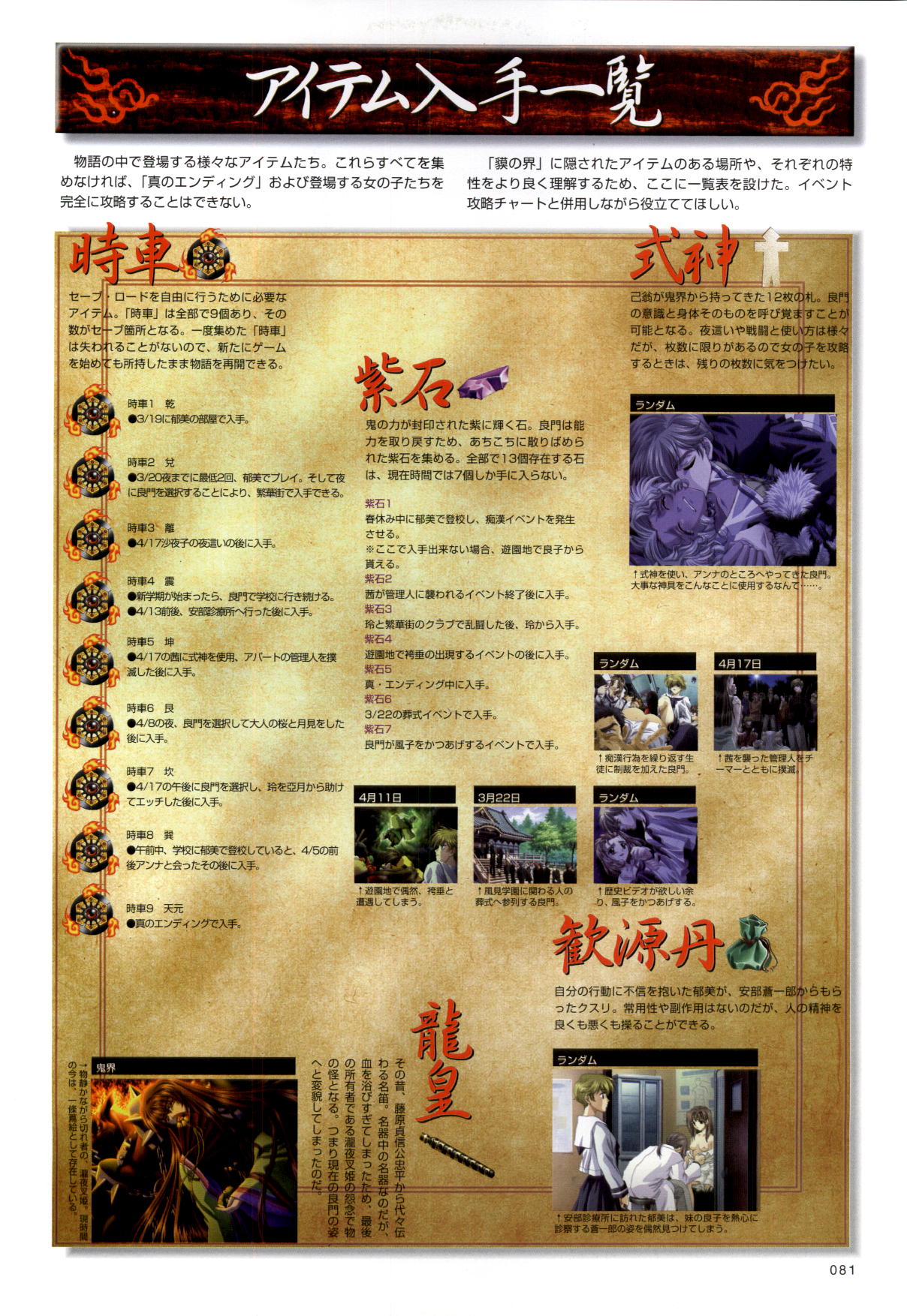 [CARNELIAN] 攻略＆設定資料集