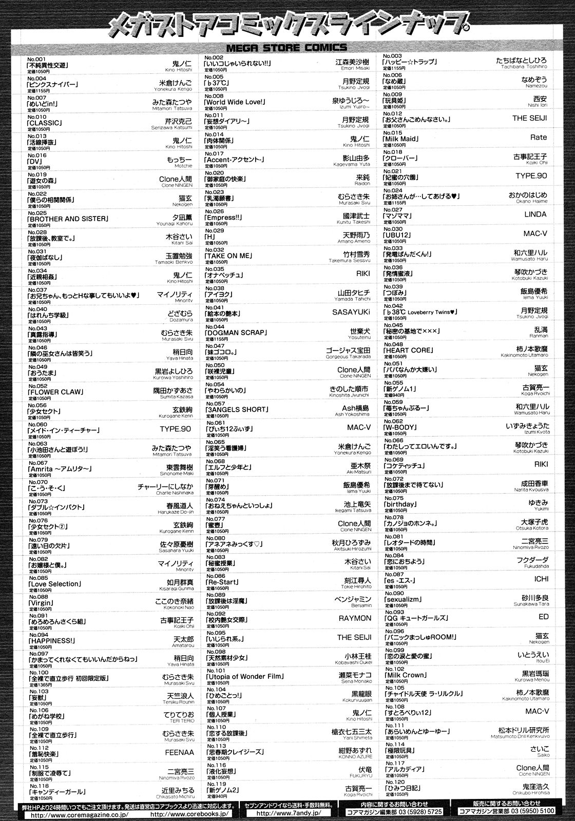 コミックメガストア 2008年2月号