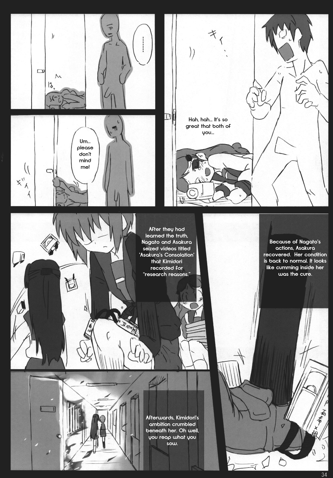 (コスカ19号店) [Great 芥 (Tokyo)] 主に朝倉さんな本3 (涼宮ハルヒの憂鬱) [英訳]