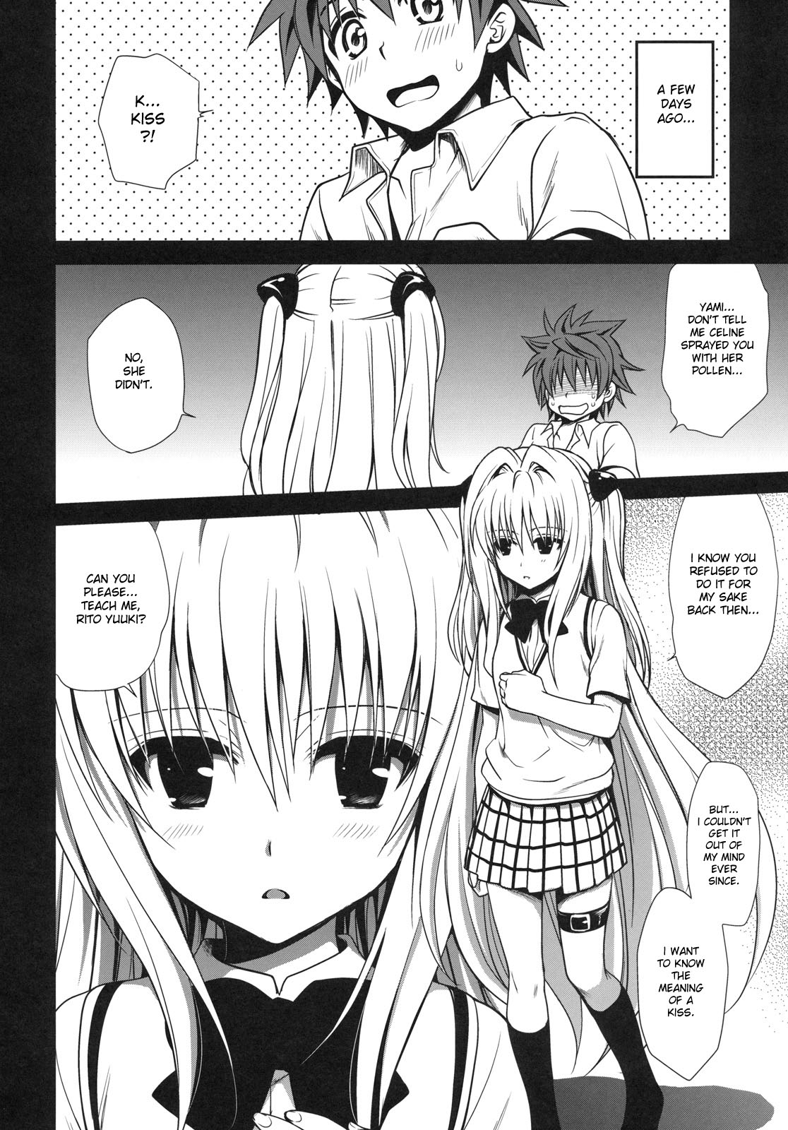 (C79) [たくみな無知 (たくみなむち)] 白ヤミちゃん (ToLOVEる -とらぶる-) [英訳]