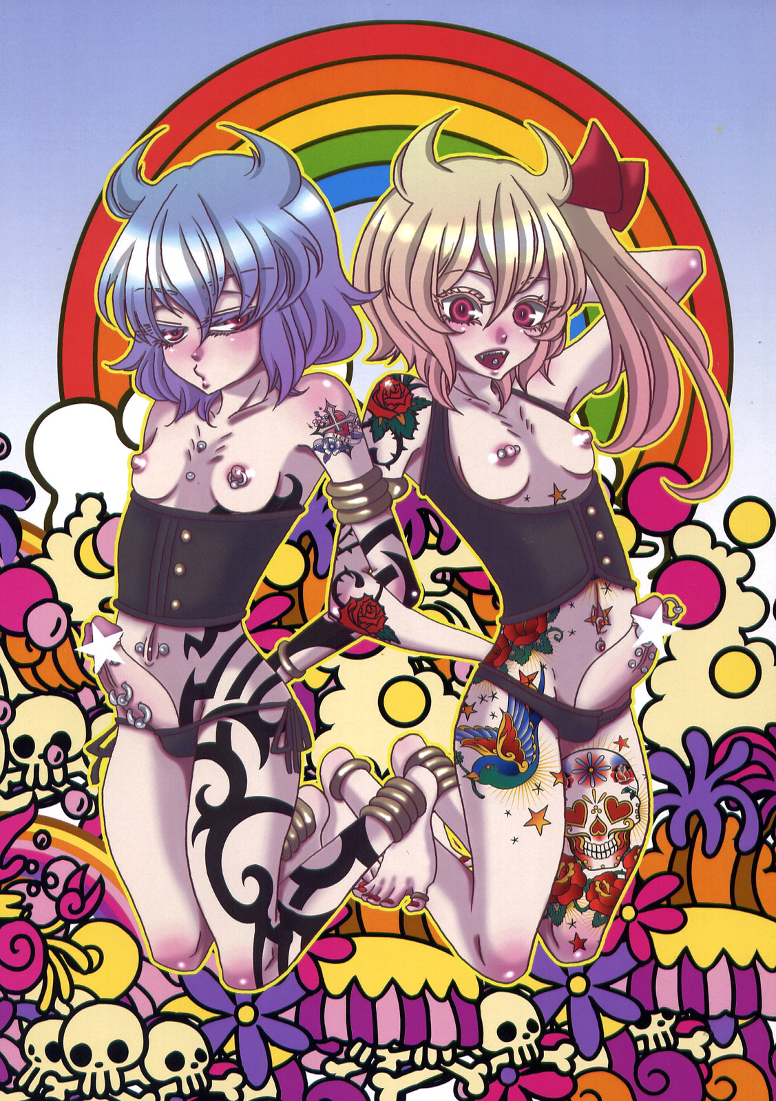 (C76) [柚子桃ジャム (よろず)] 少女双性絵巻 東方踊艶舞 陽の章 第1-17話 (東方Project) [英訳]