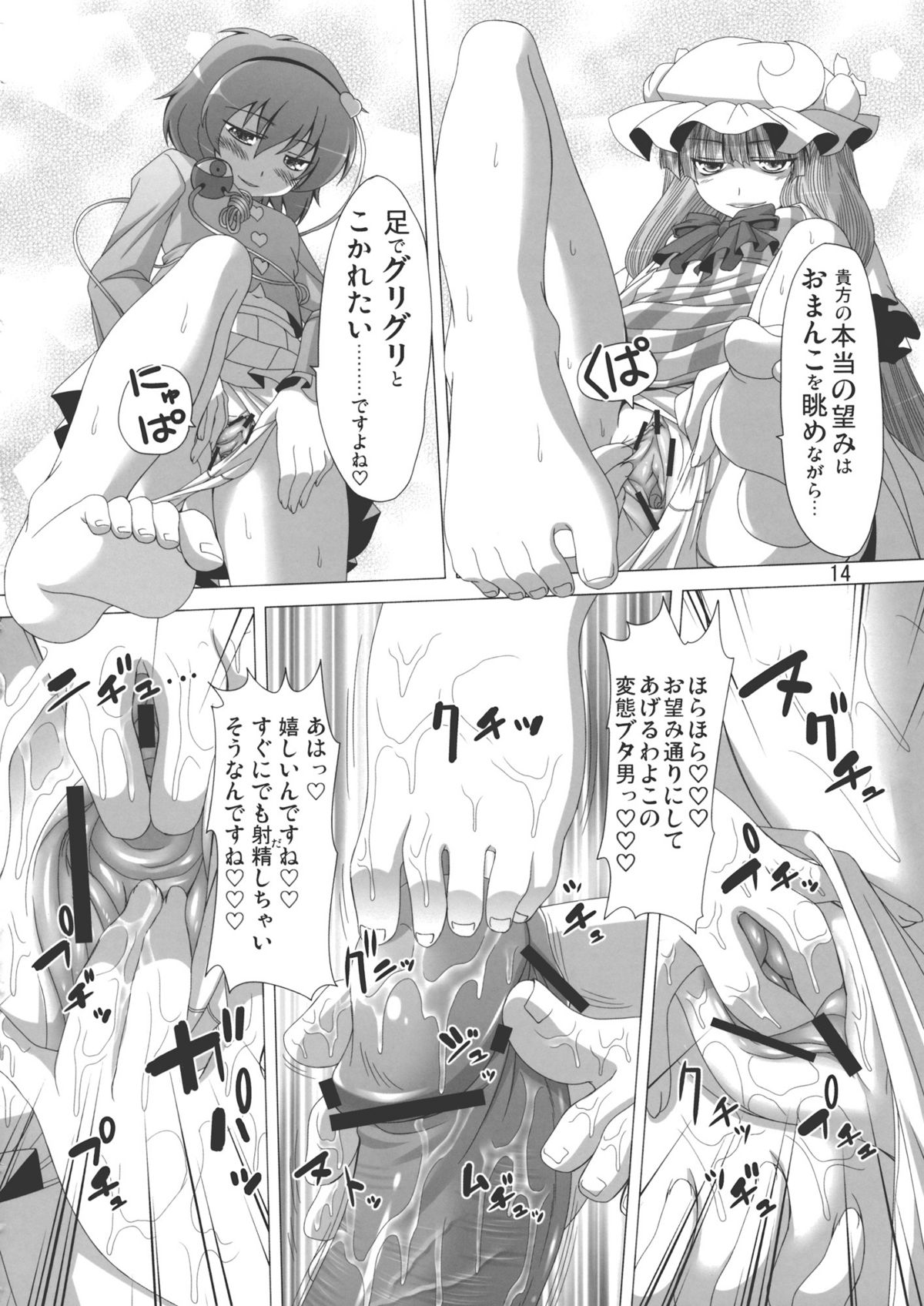 (C79) [響輝 (胃がん星人)] ぱちゅ＋さとにジト目で見下される本 (東方Project)