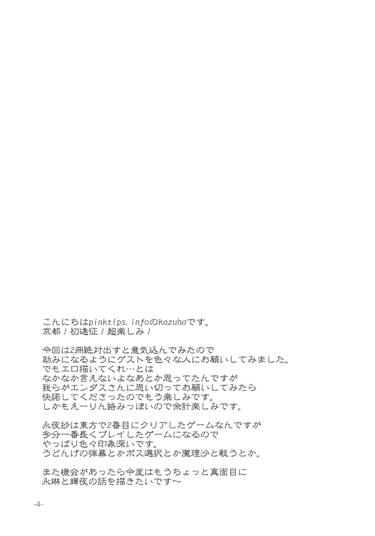 (紅楼夢4) [pinktips.info (kazuha)] 忘れられないとある一夜 (東方Project)