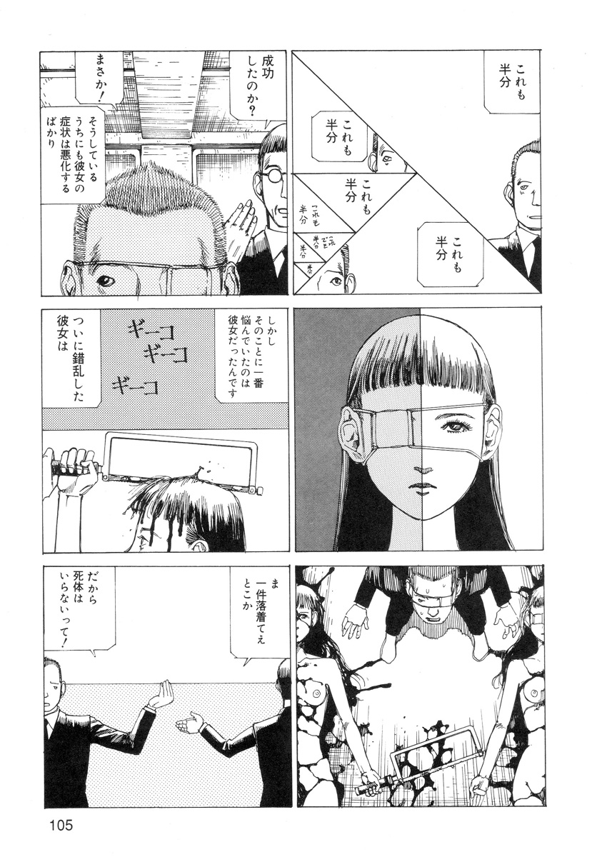 [駕籠真太郎] 穴、文字、血液などが現れる漫画