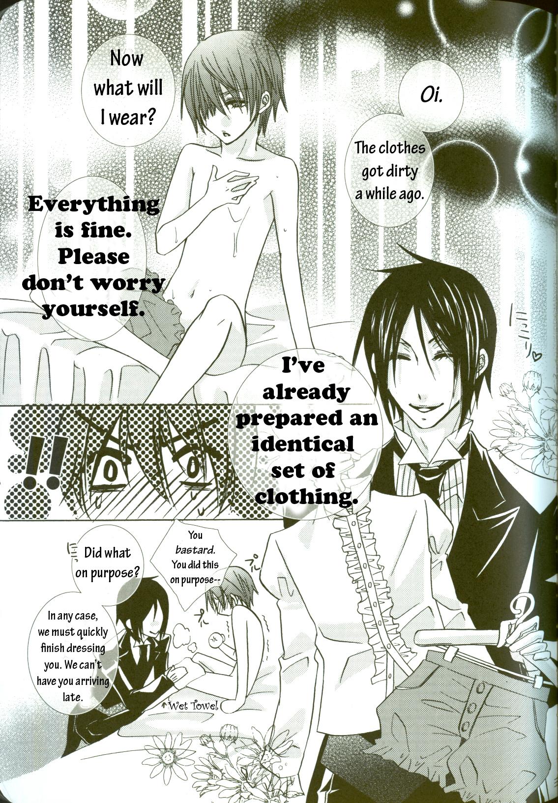 [ぴんくのこねこ (なおきち。)] Trick or Treat? (黒執事) [英訳]