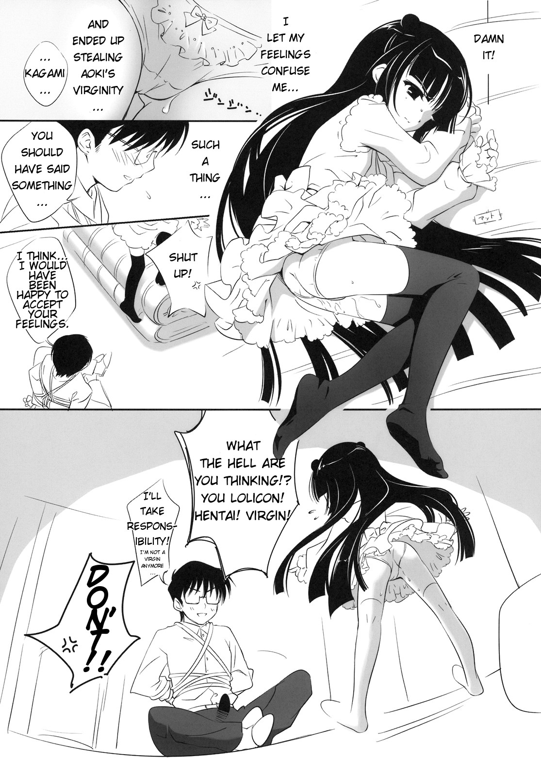(C74) [炎酒～Spirits～ (さんた★まりあ、NoBody)] KURO HOLE (こどものじかん) [英訳]
