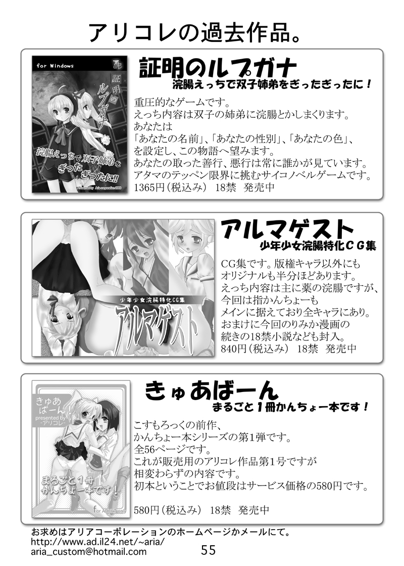 (サンクリ43) [アリコレ -Aria corporation- (零式アリア)] コスモロック!-まるごと1冊かんちょー本です!- (魔法少女リリカルなのは)