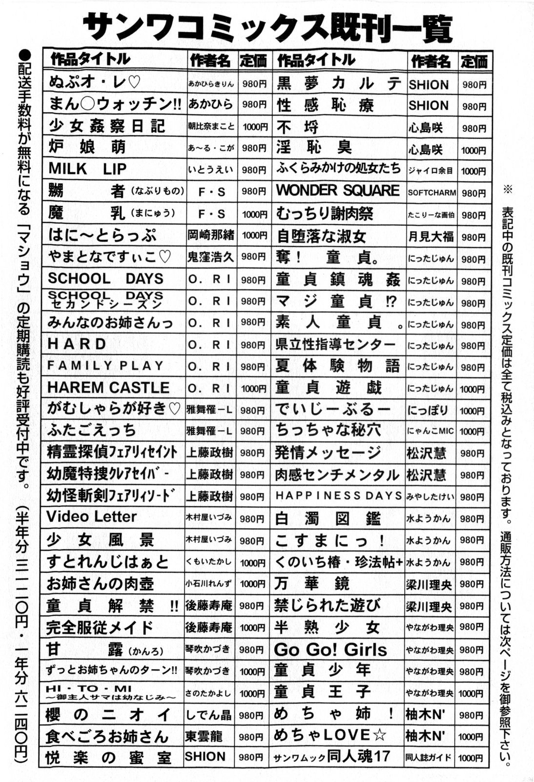 コミック・マショウ 2010年2月号