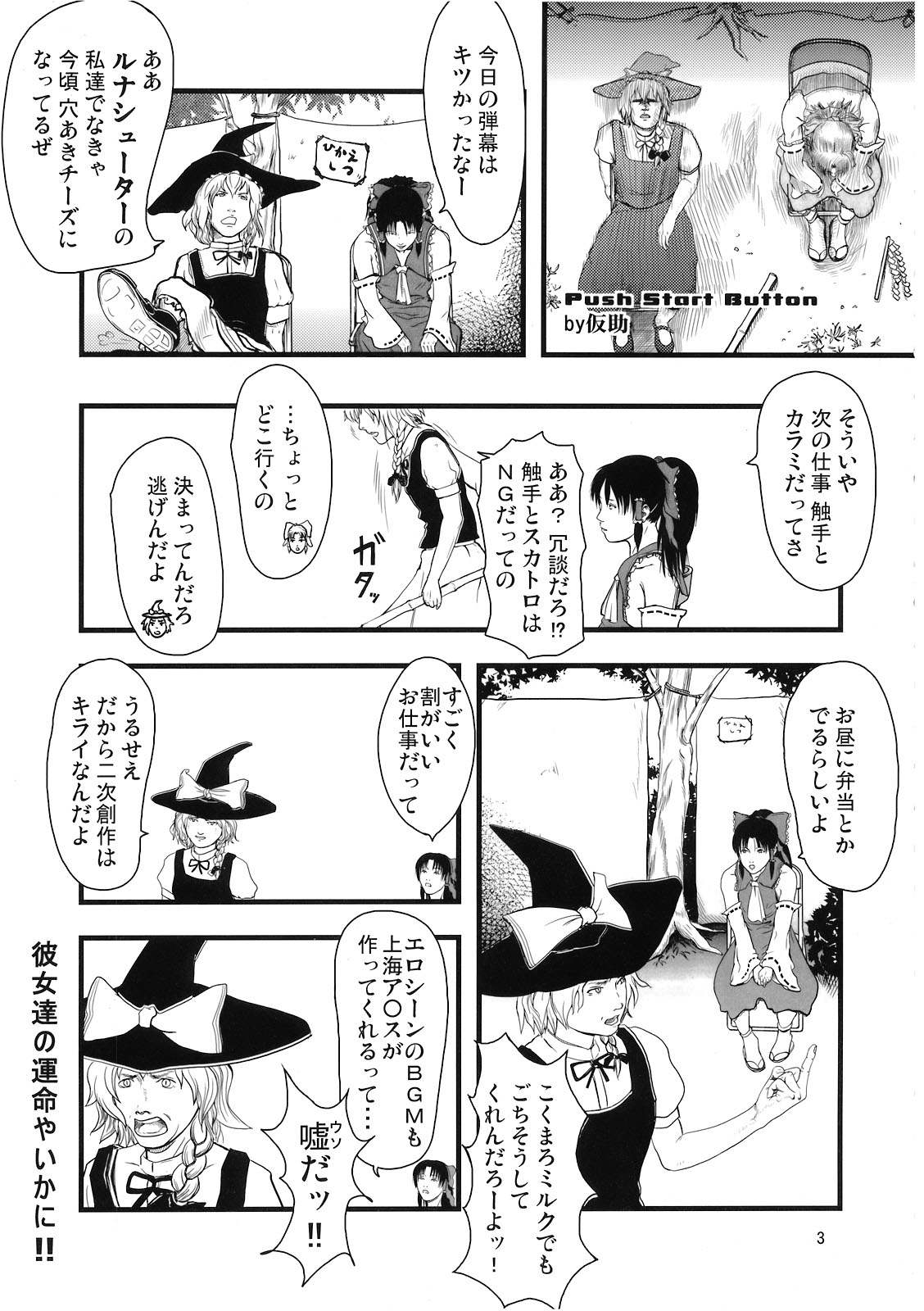 (C76) [FAKESTAR & RUBBISH選別隊 (仮助、美春、無望菜志)] T (東方Project)