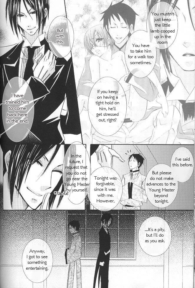 [ぴんくのこねこ (なおきち。)] 鬼畜モラリズム (黒執事) [英訳]