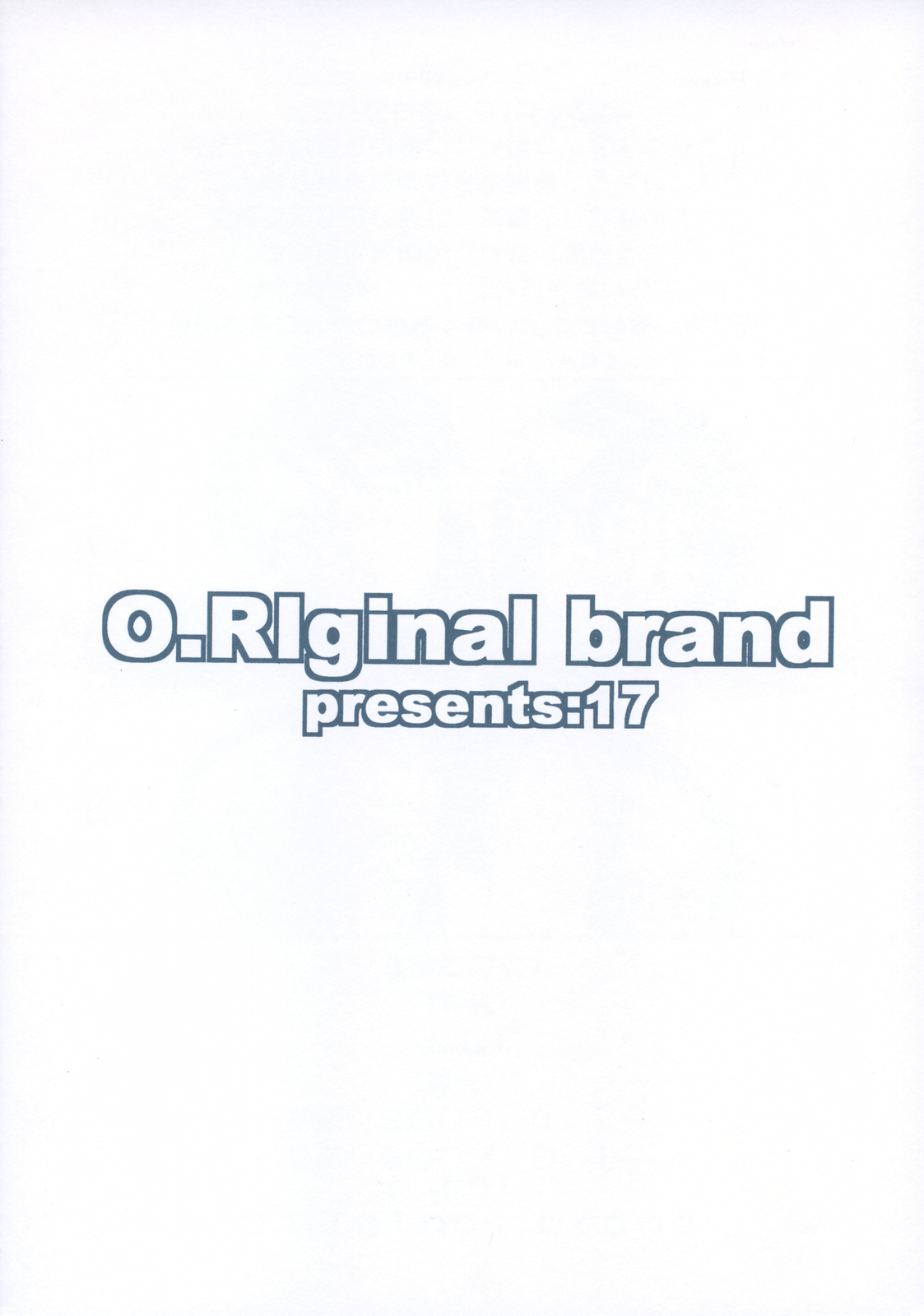 (C64) [O.RIginal brand (O.RI)] LL+