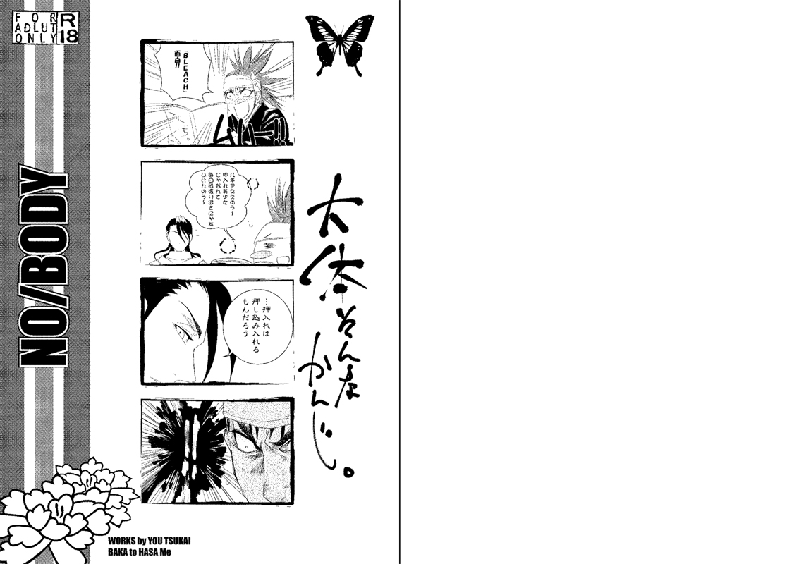 (COMIC1☆3) [バカトハサミ (塚井ヨウ)] NO/BODY (ブリーチ)