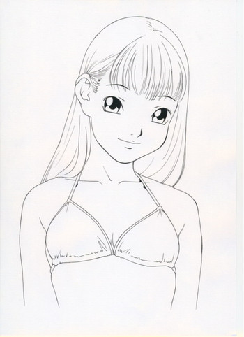 [モモンガ倶楽部 (林原ひかり)] 線画でGo!