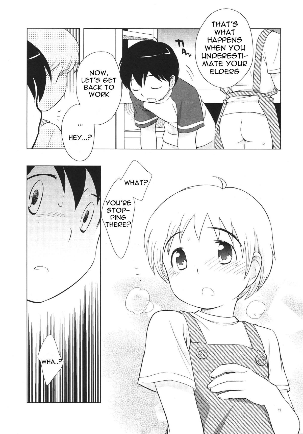 (C68) [とくだ (上田裕)] おみせばんおるすばん [英訳]