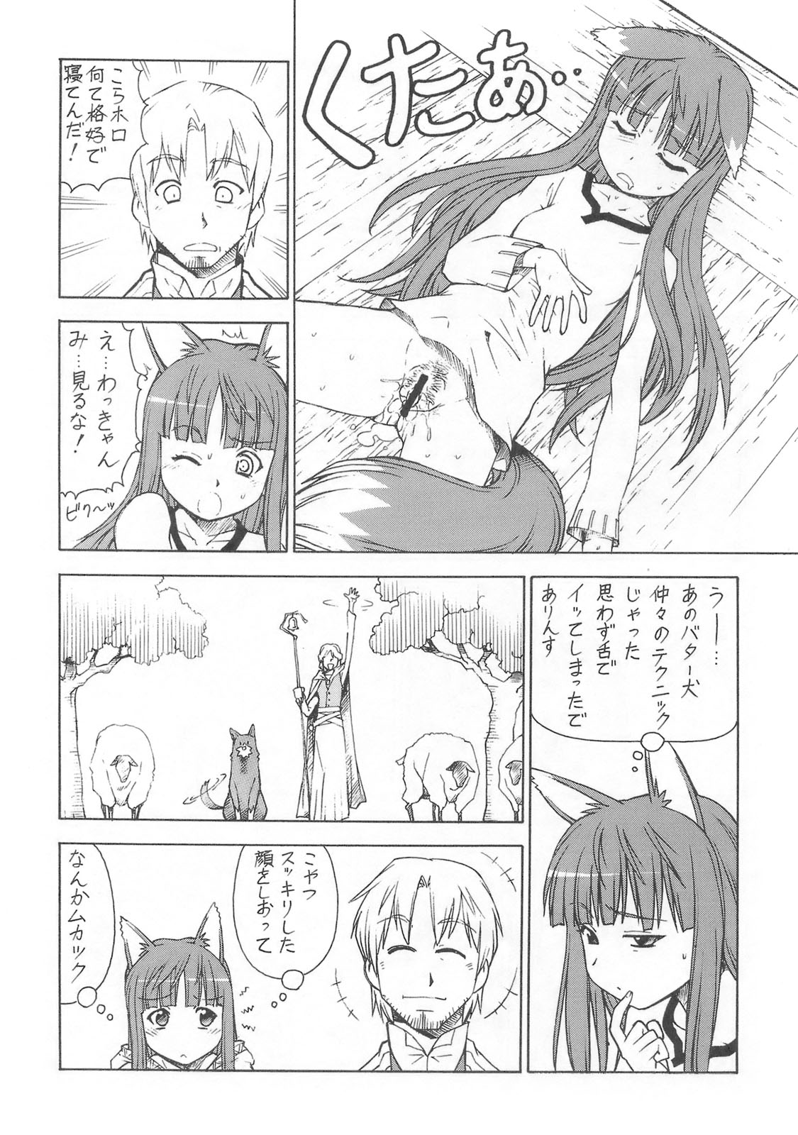 (サンクリ39) [トラ屋 (ITOYOKO)] 狼とバター犬 (狼と香辛料)