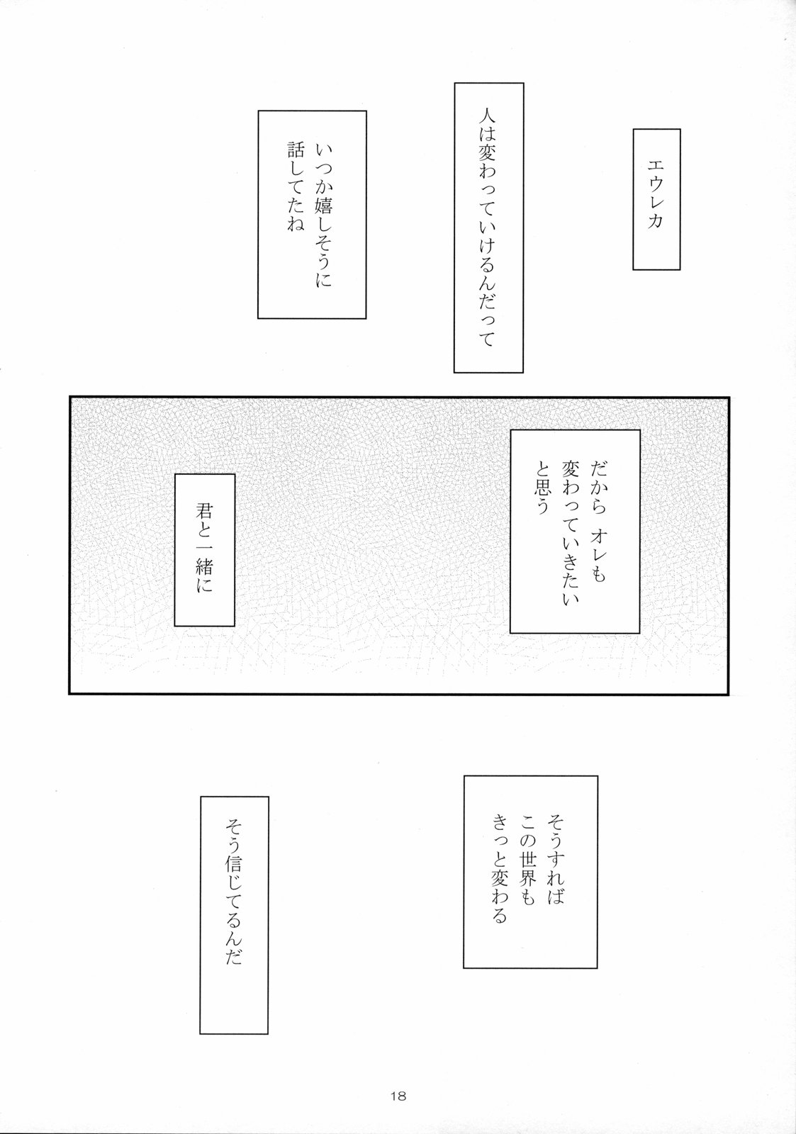 (C69) [ヴェクセルハフト (Kima-gray)] Change the World (交響詩篇エウレカセブン)