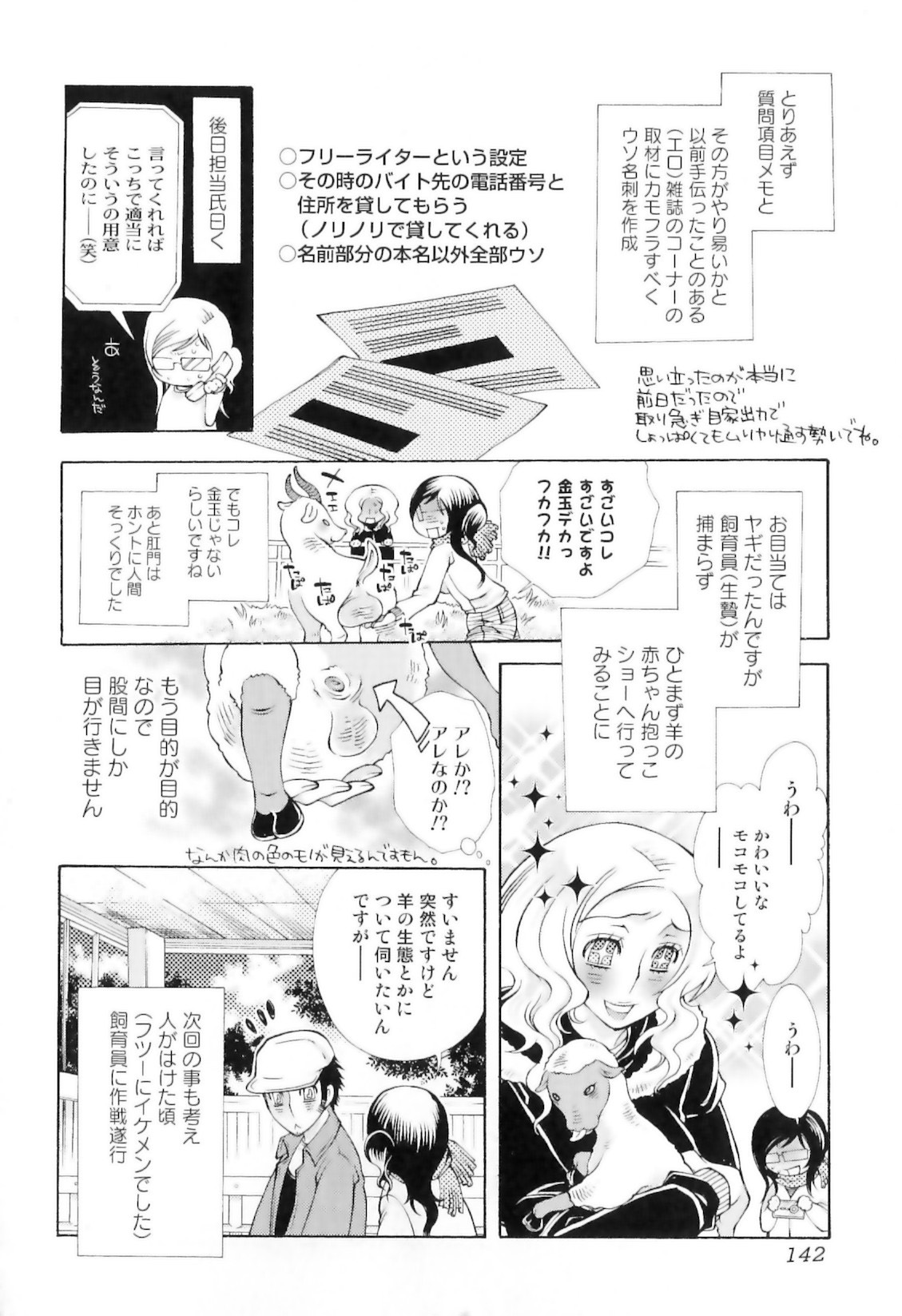 [服部ミツカ] 実録女流獣姦エロ漫画家!?