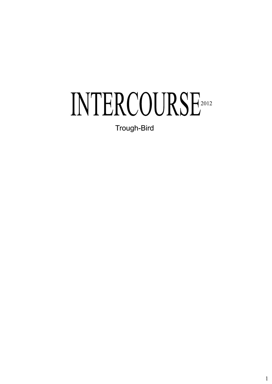 [Trough-Bird (水無瀬たるひ)] INTERCOURSE (黒子のバスケ)