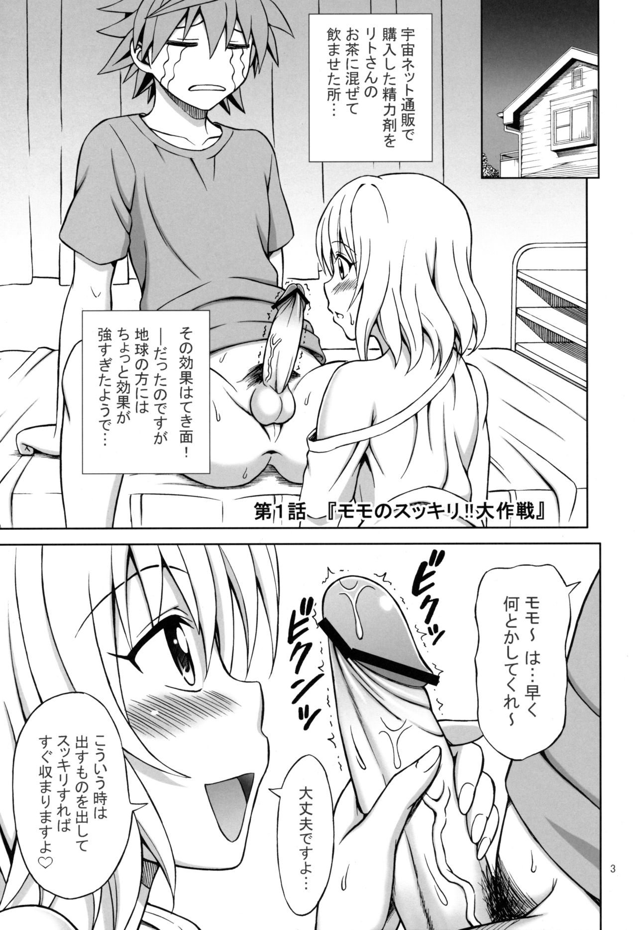 (C80) [ぶれいんでっど (Eiジ)] 私はハレンチな女かもしれない (To LOVEる ダークネス) [ページ欠落]