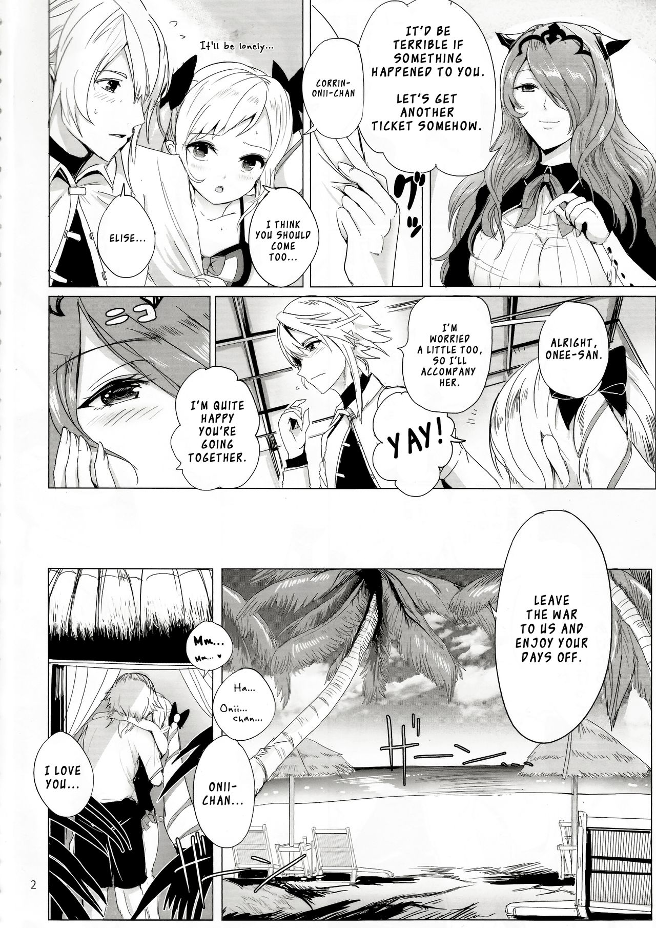(C93) [ピンポイント (ペーター・ミツル)] 南国蜜姫 (ファイアーエムブレムif) [英訳]