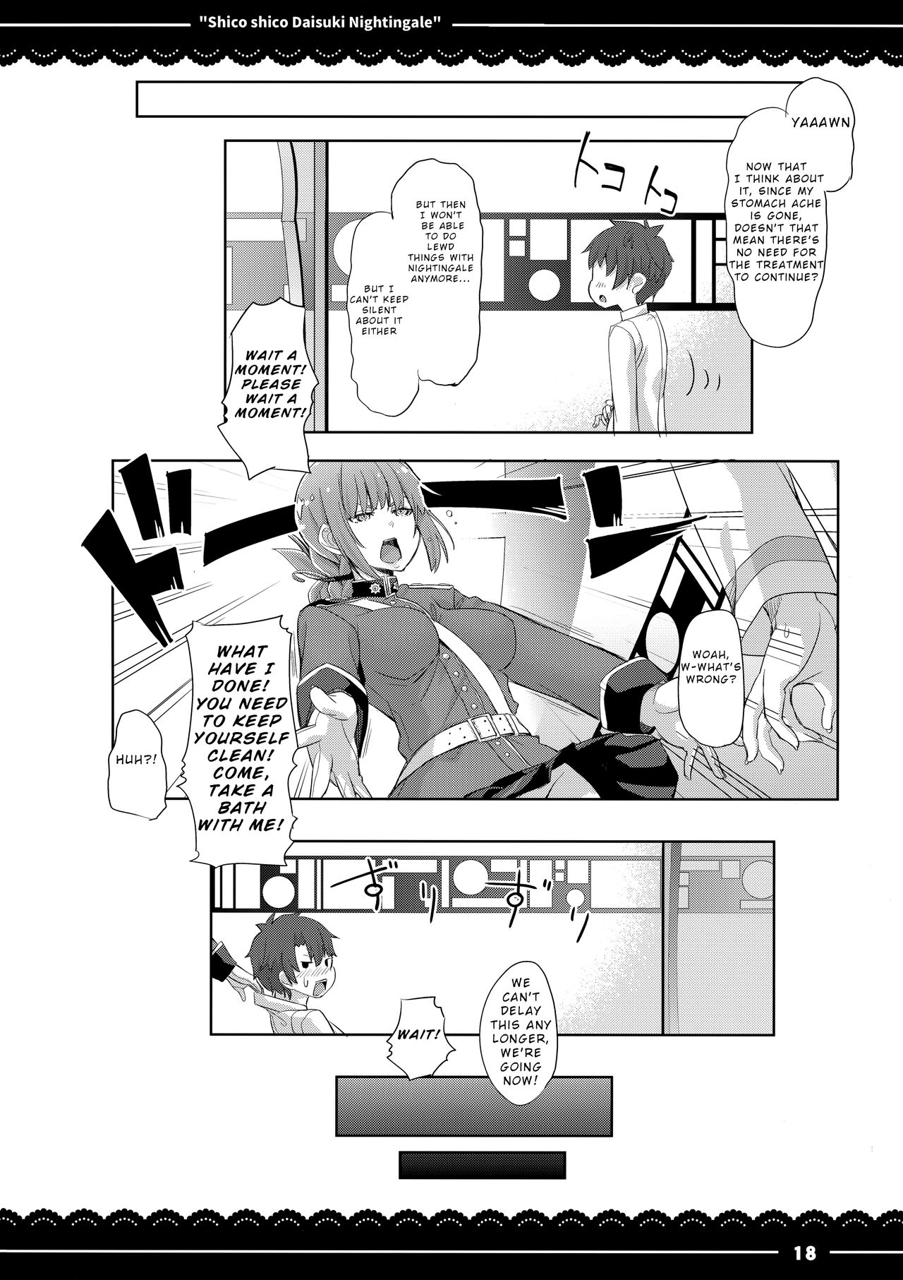 (COMIC1☆13) [伊東ライフ] シコシコ大好きナイチンゲール + 会場限定おまけ本 (Fate/Grand Order) [英訳]