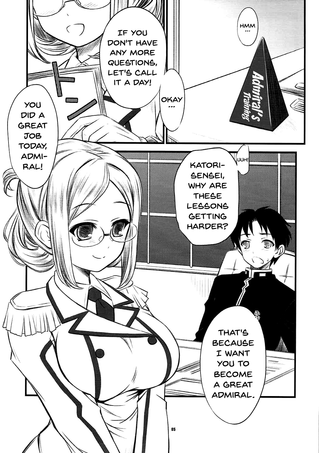 (C88) [薬缶本舗 (いのうえとみい)] 練習巡洋艦 香取先生 (艦隊これくしょん -艦これ-) [英訳]