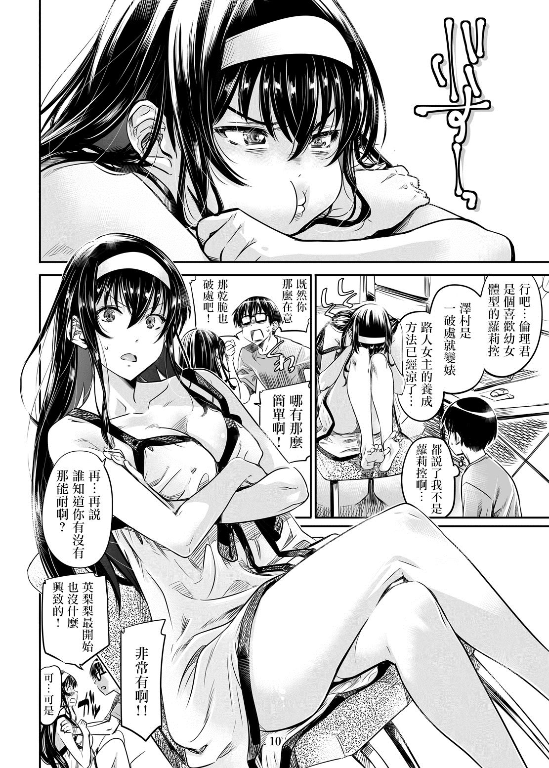 [MARUTA Production (MARUTA)] 冴えないヒロインシリーズvol.2 冴えない生足先輩のいじり方 (冴えない彼女の育てかた) [中国翻訳] [DL版]