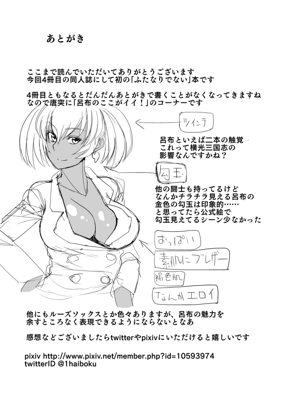 (C90) [ただ一度の (敗北)] 呂布奉先と爛れた性活 (一騎当千)