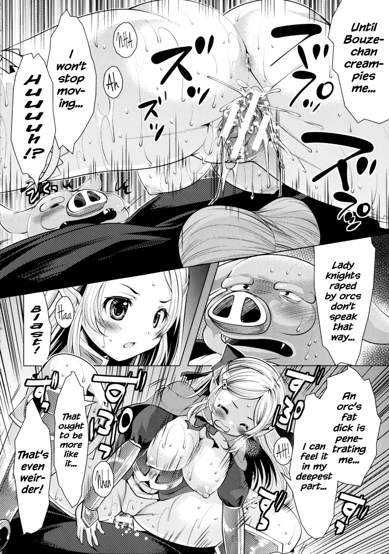 [松波留美] 女騎士の召使 + 番外編 [英訳]