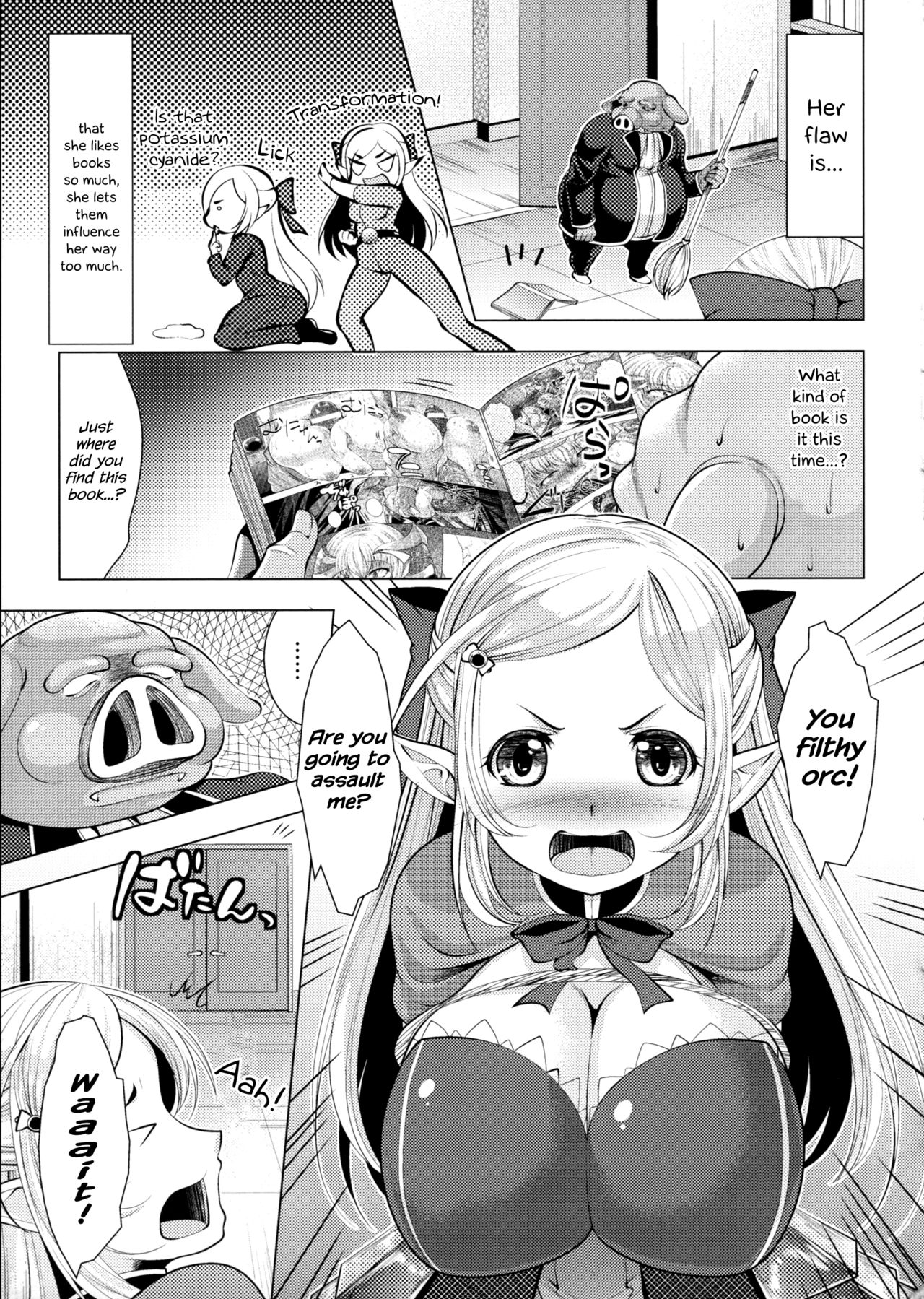 [松波留美] 女騎士の召使 + 番外編 [英訳]