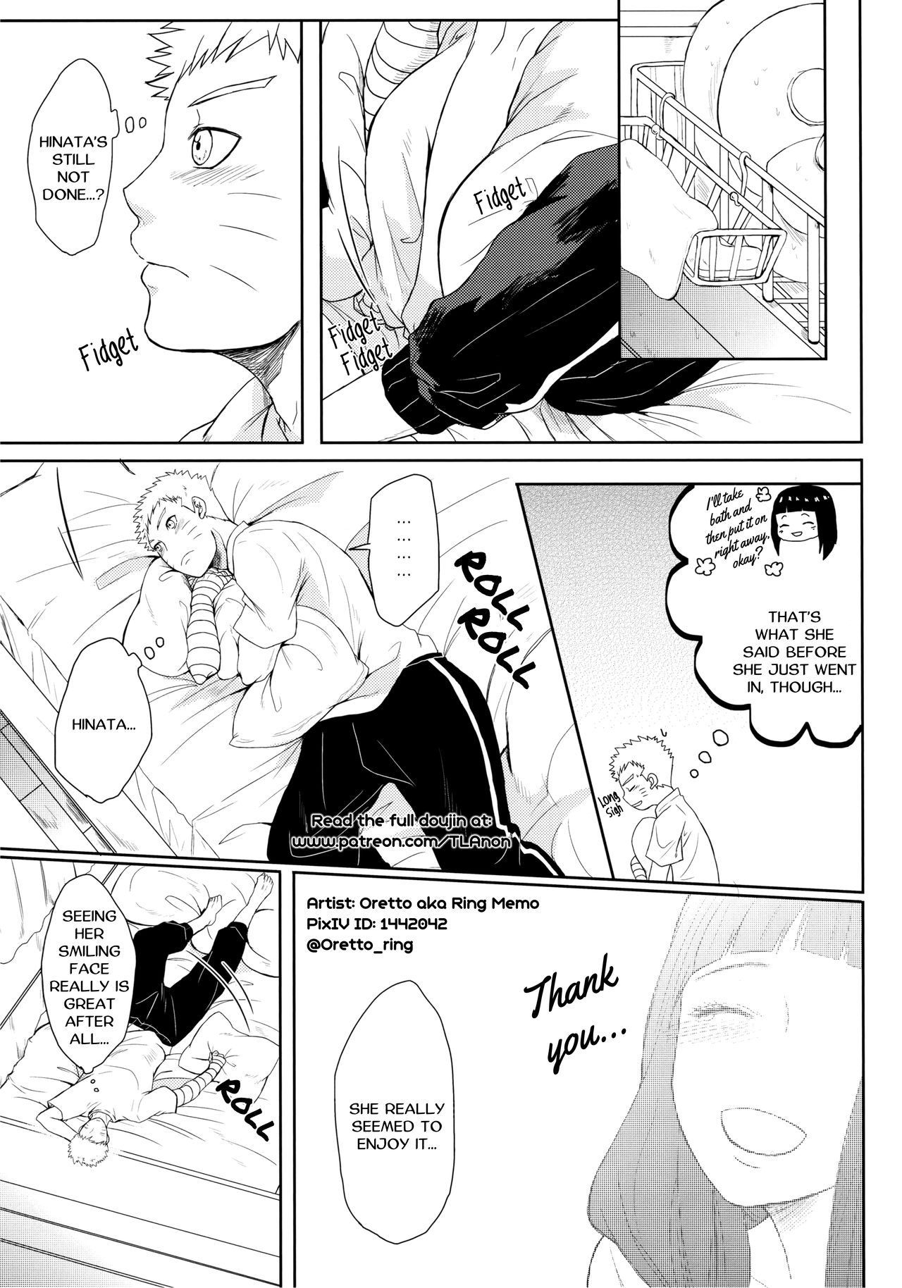 (お忍びデート) [Ring Memo (おれっと)] ねこぱに (NARUTO -ナルト-) [英訳] [見本]