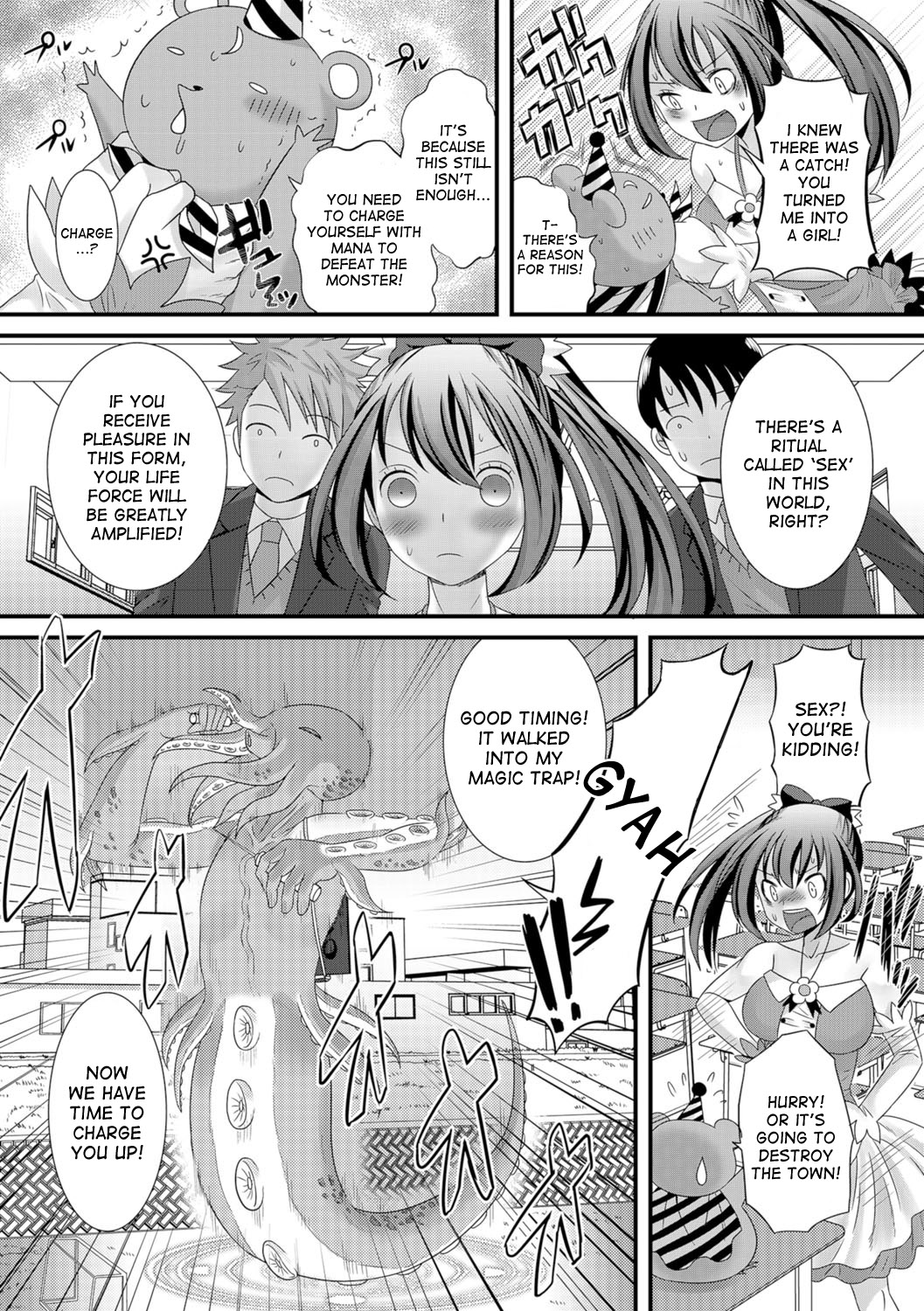[パルコ長嶋] 魔法先生の災難 (にょたいか♥リョージョク!!) [英訳] [DL版]