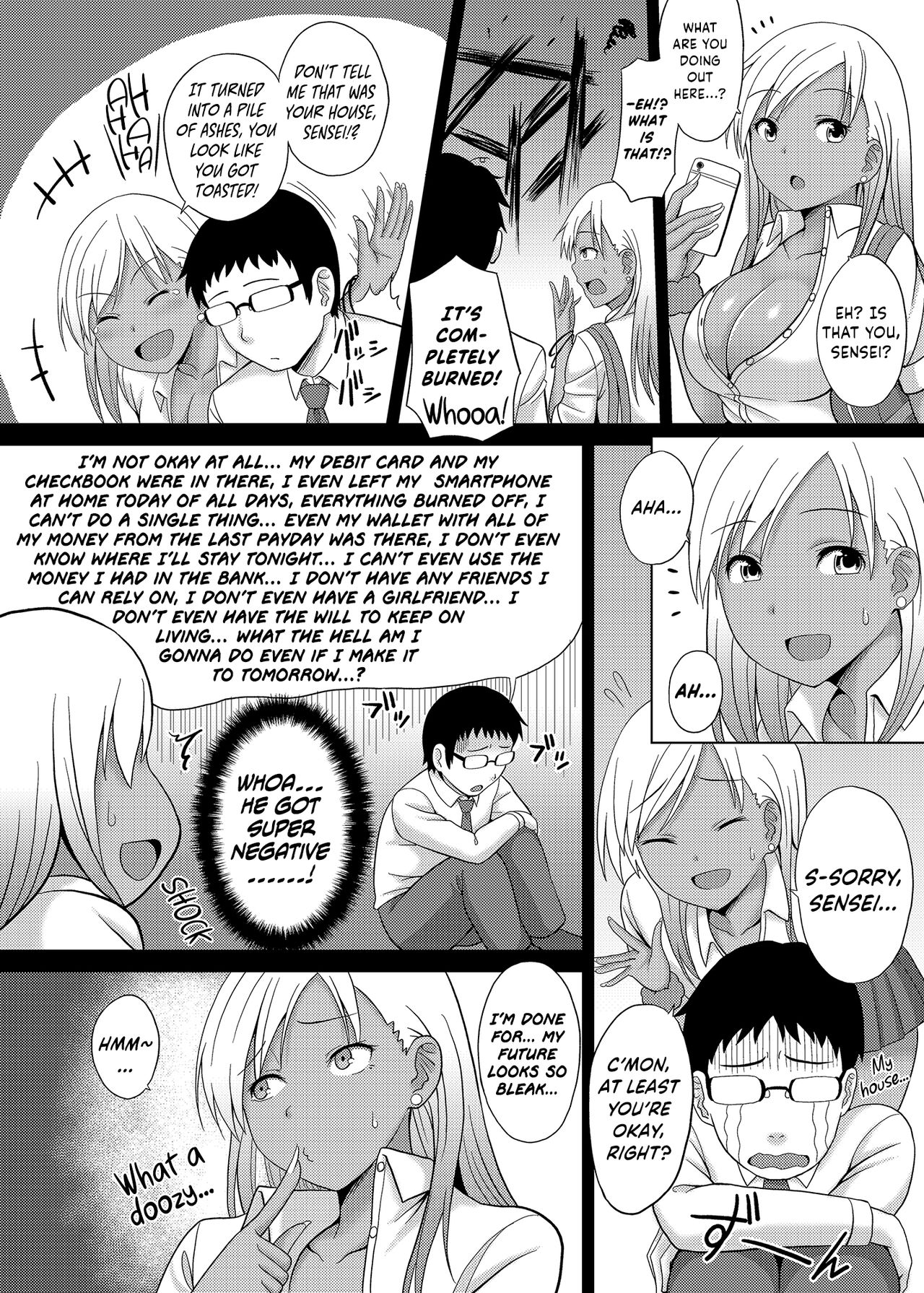 [シャーベルタイガー] 黒嬢天 黒ギャルJKと同棲してみた結果。 [英訳]