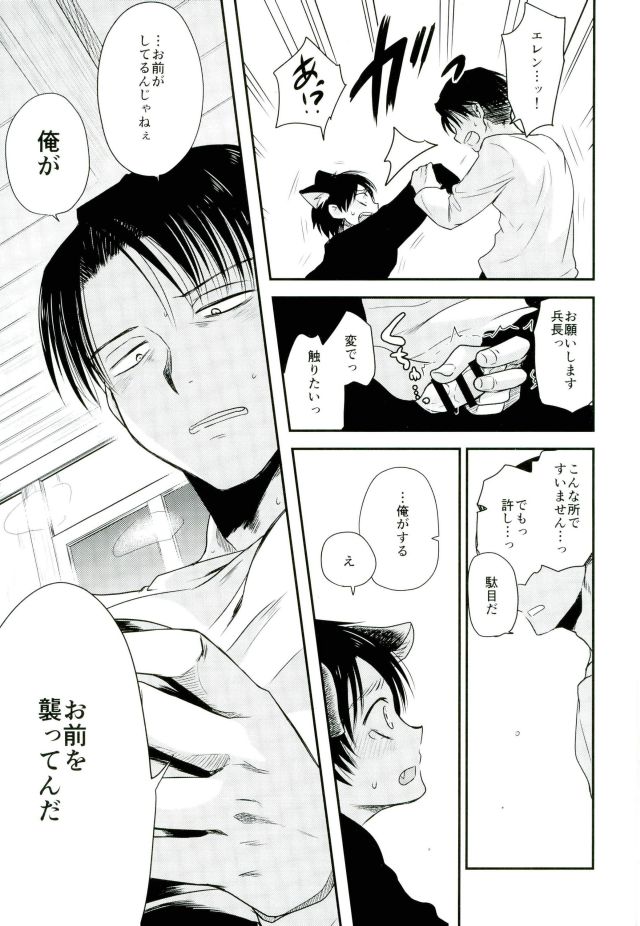 (C91) [そにっく (PANA)] 新兵くんがネコになりまして (進撃の巨人)