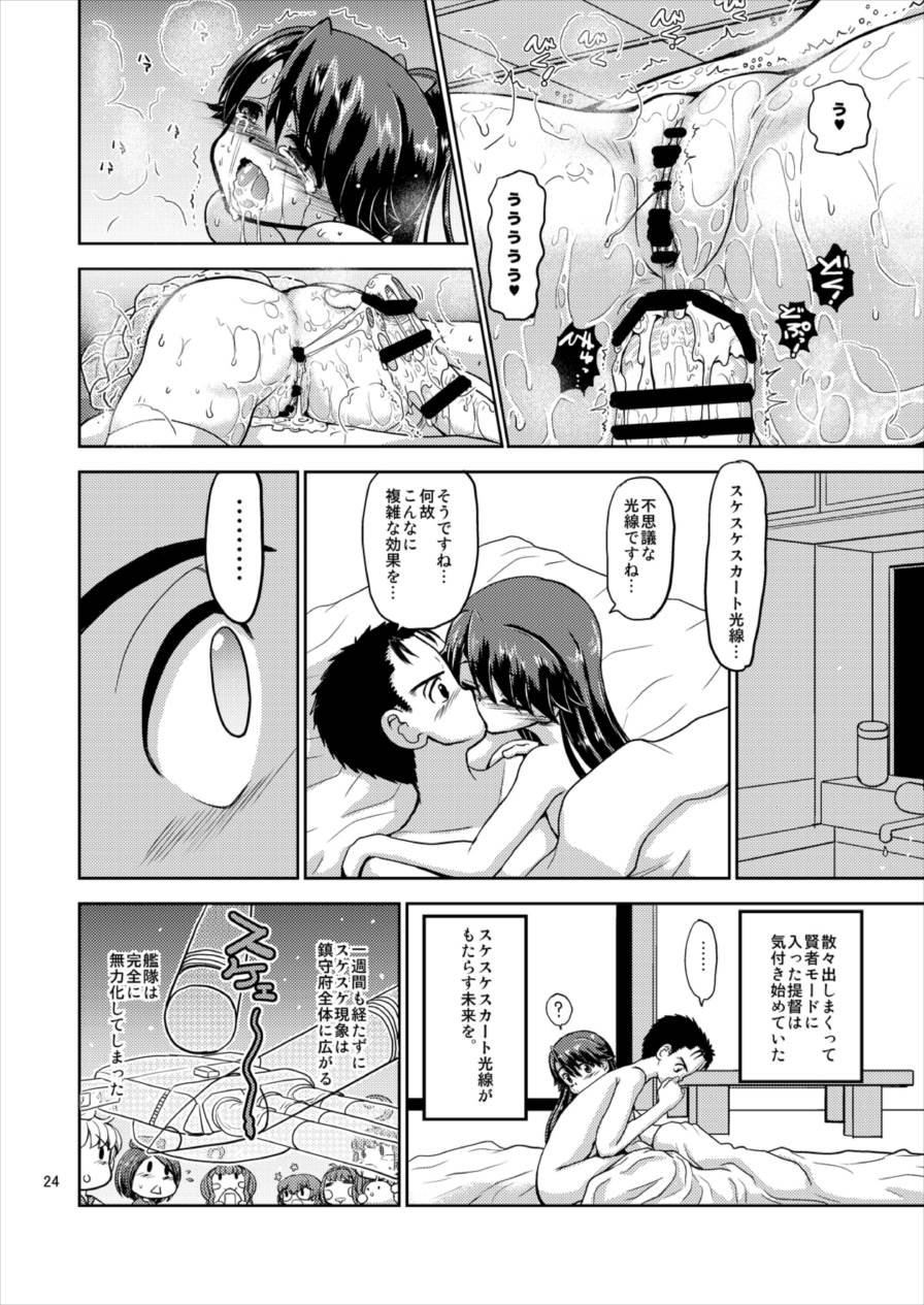 (C91) [千本ノック座談会 (稲場冬樹)] 鳳翔さんのスカートがスケスケになってしまった! (艦隊これくしょん -艦これ-)
