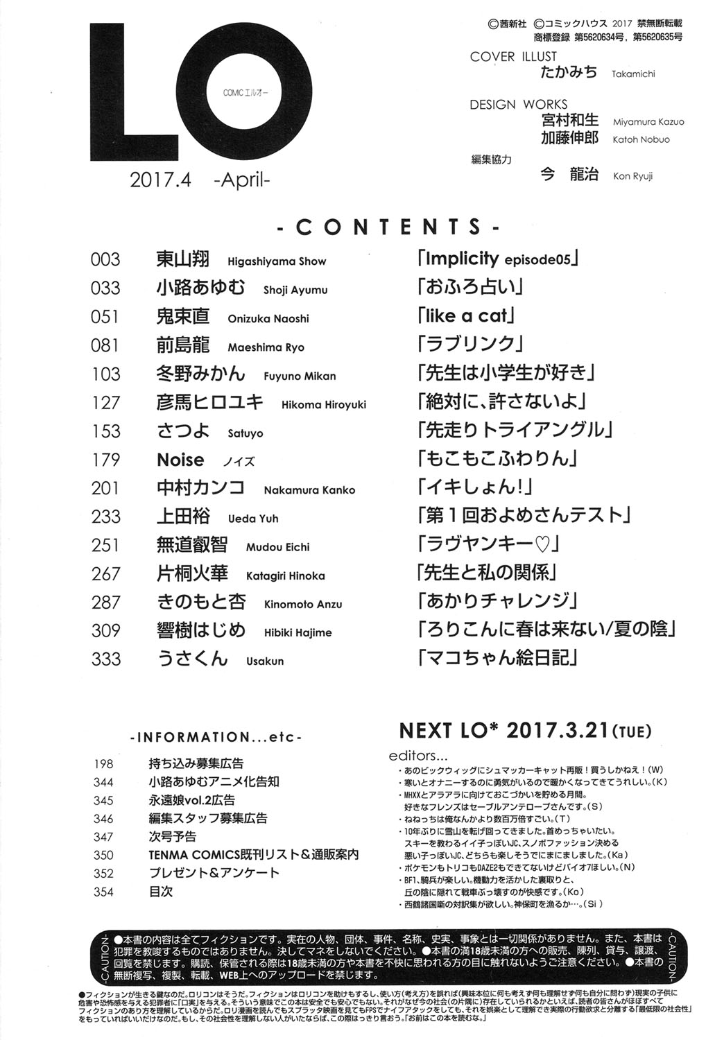 COMIC LO 2017年4月号 + 付録 [DL版]