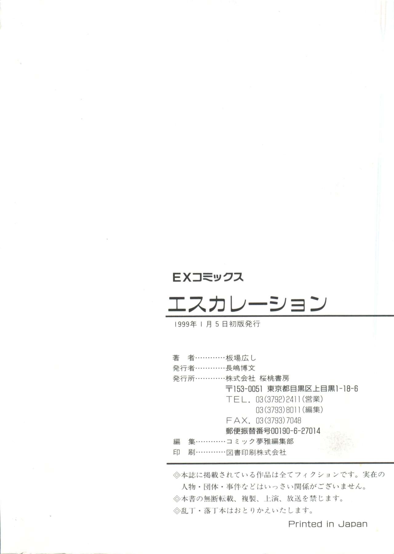 [板場広し] エスカレーション