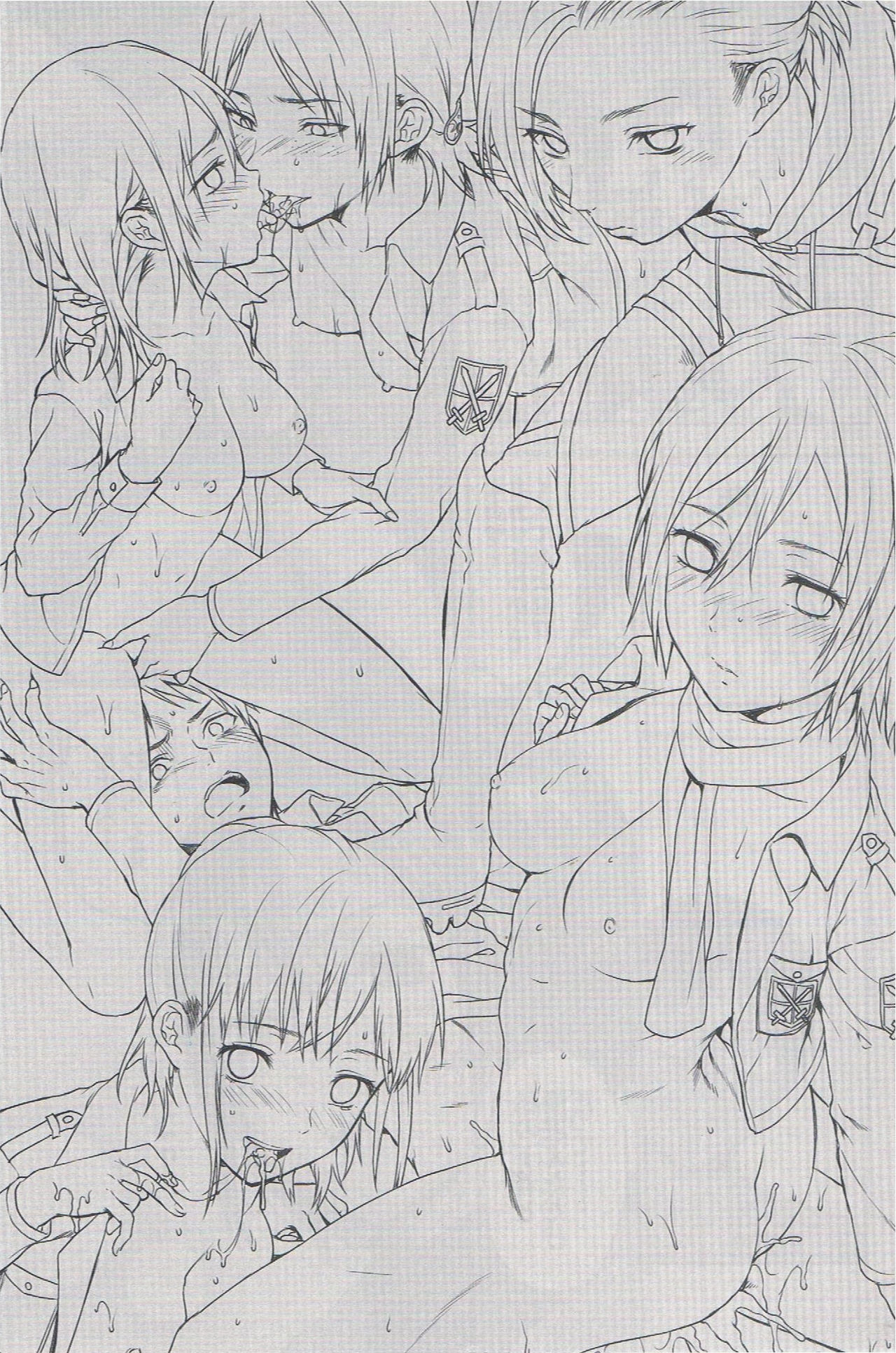 (C84) [Lv.X+ (柚木N')] 104期生女子の進撃 (進撃の巨人) [中国翻訳]