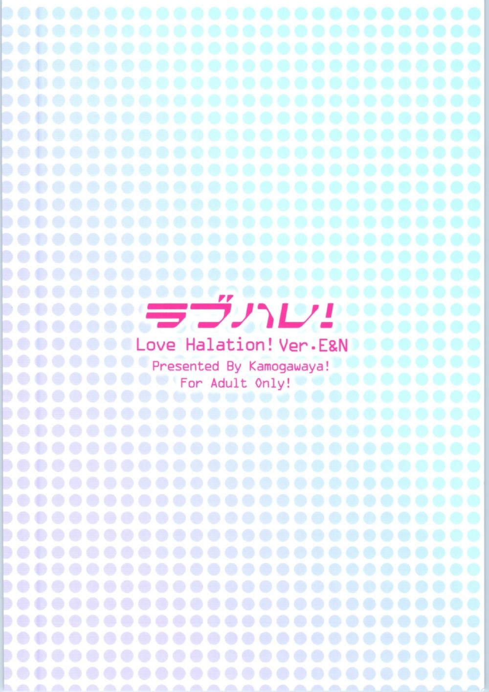 (C90) [鴨川屋 (鴨川たぬき)] ラブハレ! ver.E&N (ラブライブ!)