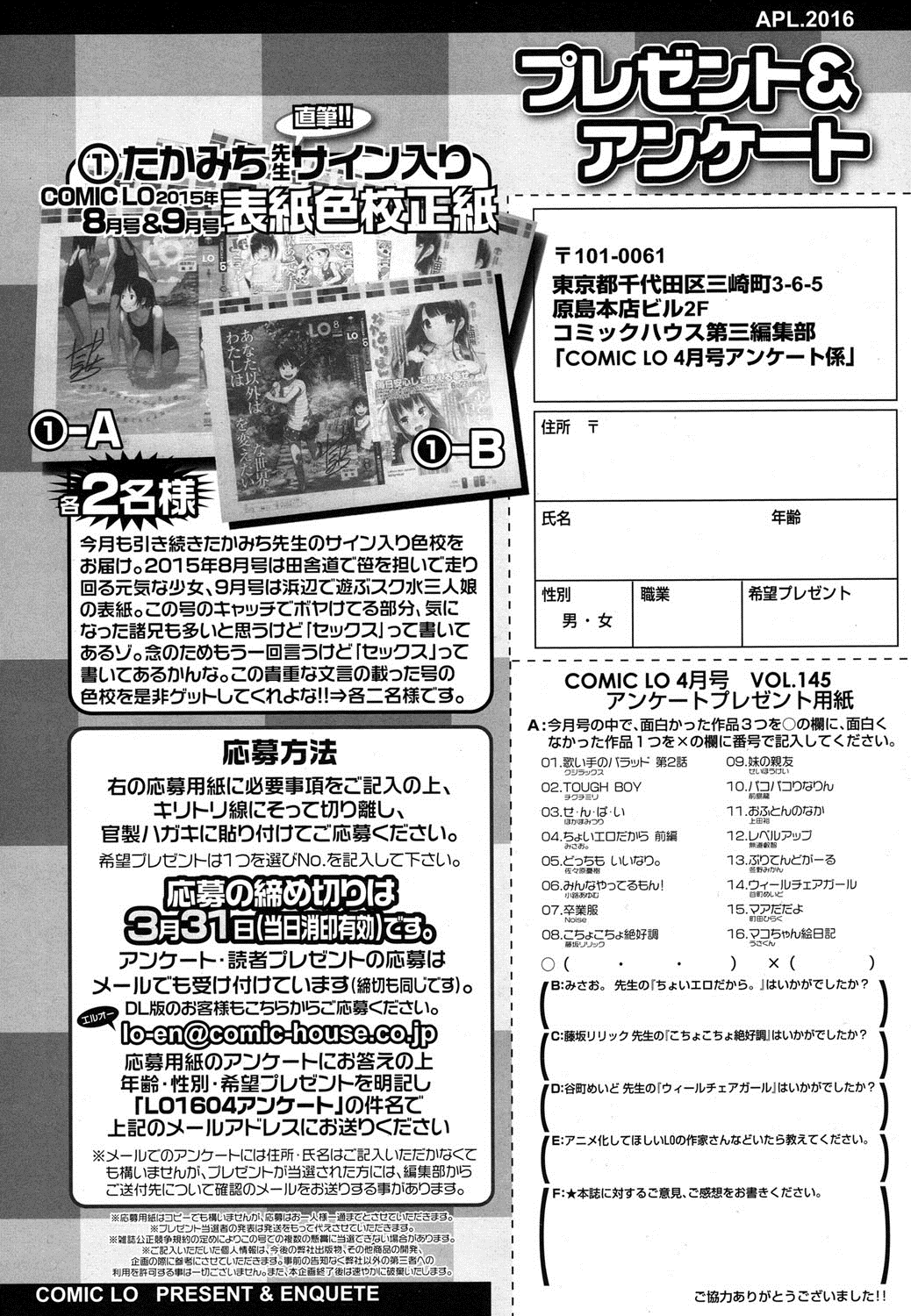 COMIC LO 2016年4月号 [DL版]